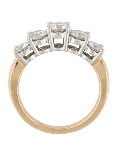 Ring 14K 1.31ctw Diamond Five Stone Ring