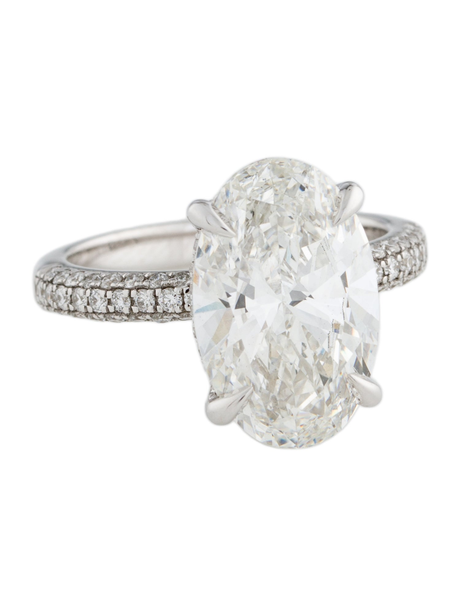 Ring 14K 6.36ctw Lab-Grown Diamond Engagement Ring