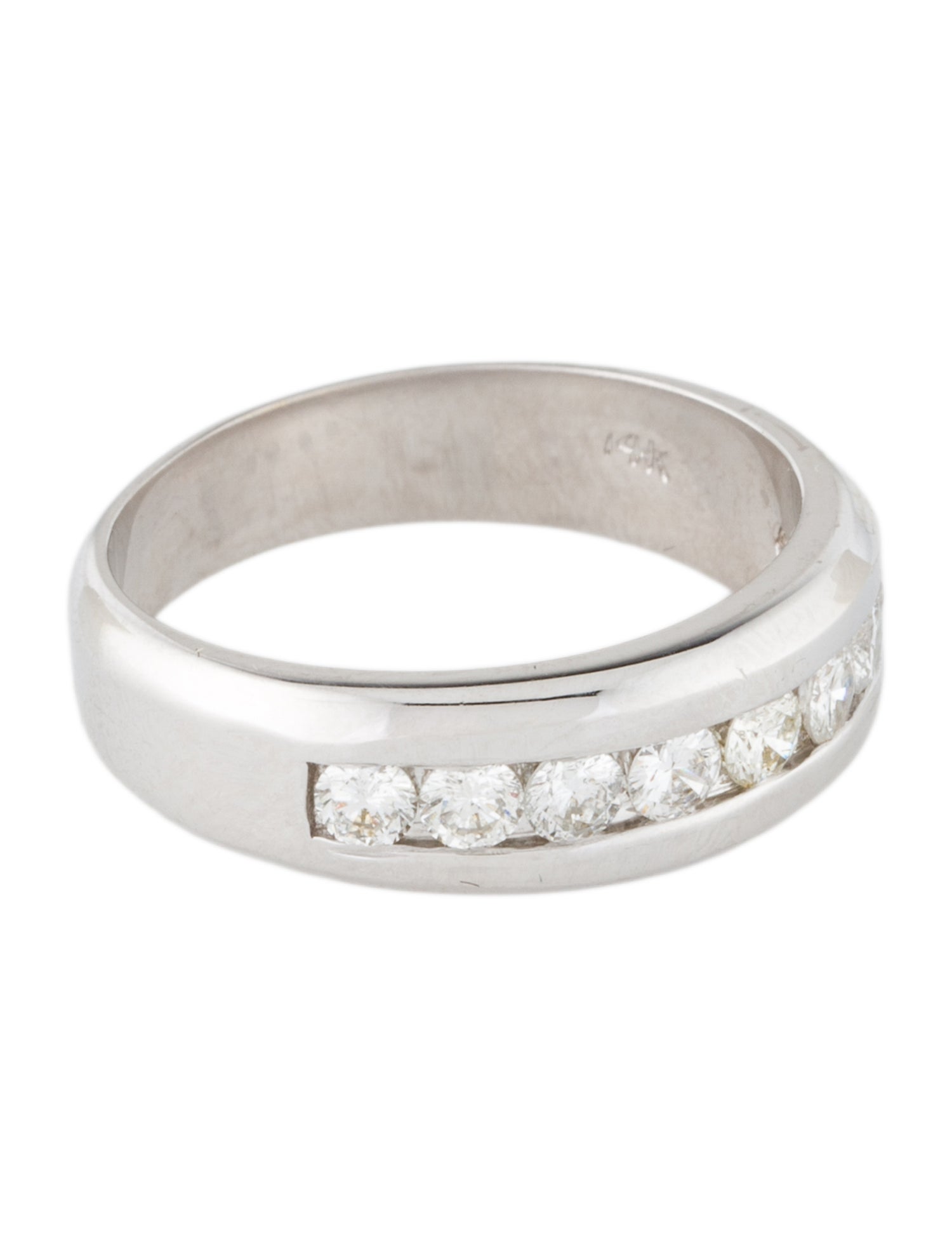 Ring 14K Diamond Channel Set Band