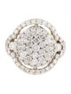 Ring 14K 2.35ctw Diamond Cluster Ring
