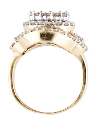 Ring 14K 2.35ctw Diamond Cluster Ring
