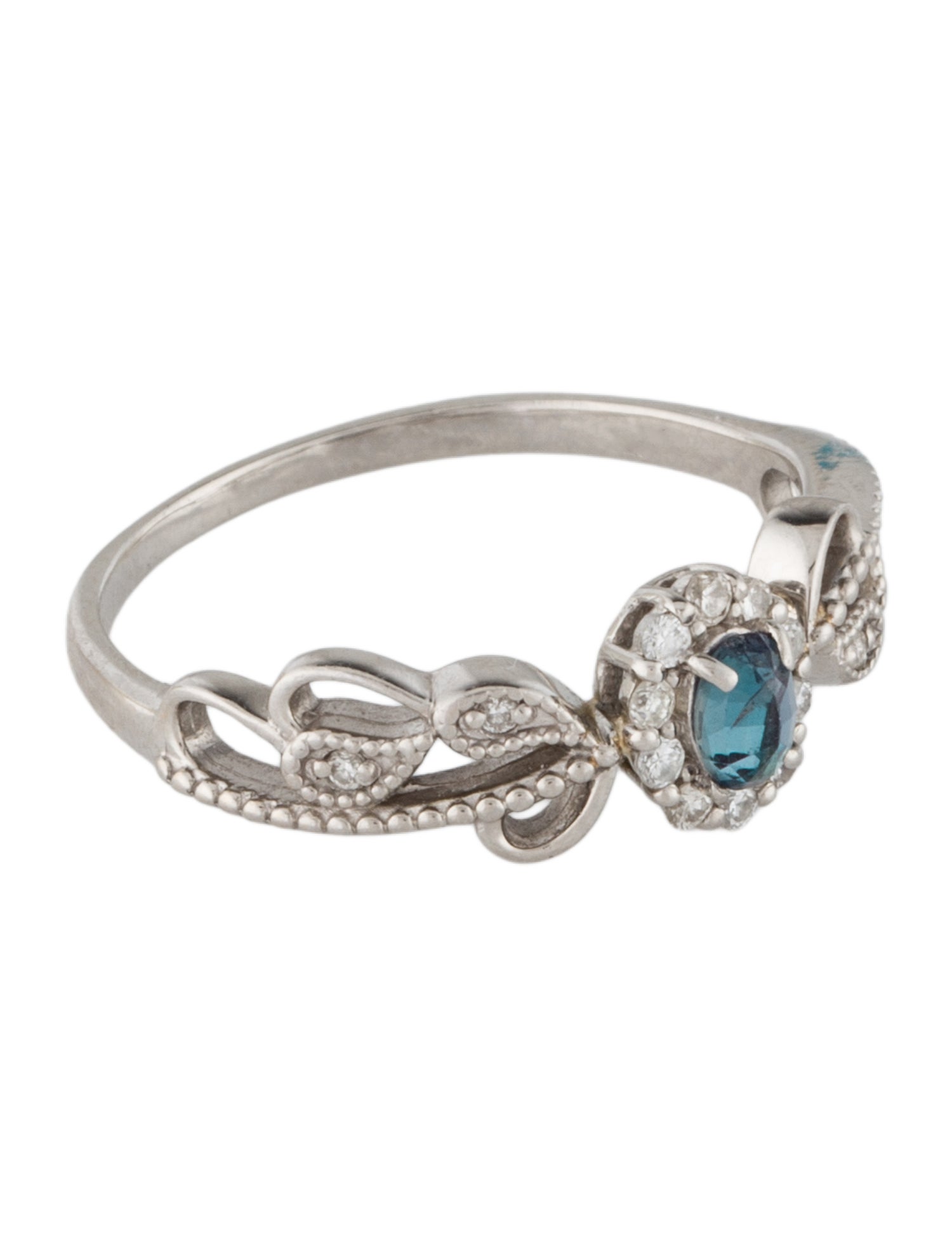 Ring Platinum Alexandrite & Diamond Cocktail Ring