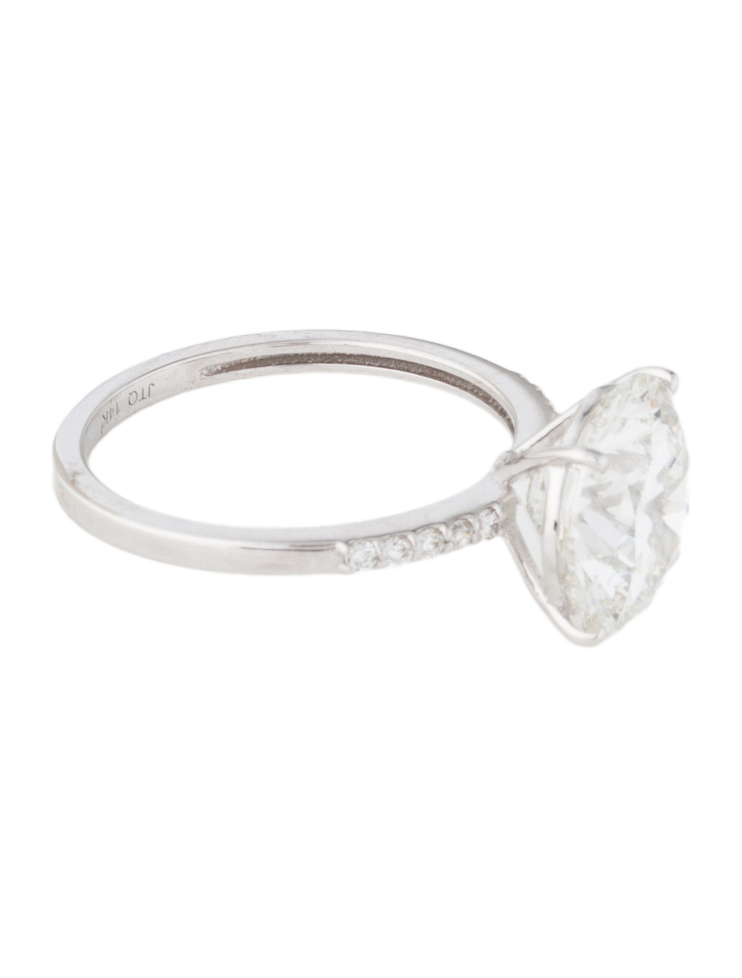 Ring 14K 4.48ct Lab-Grown Diamond Engagement