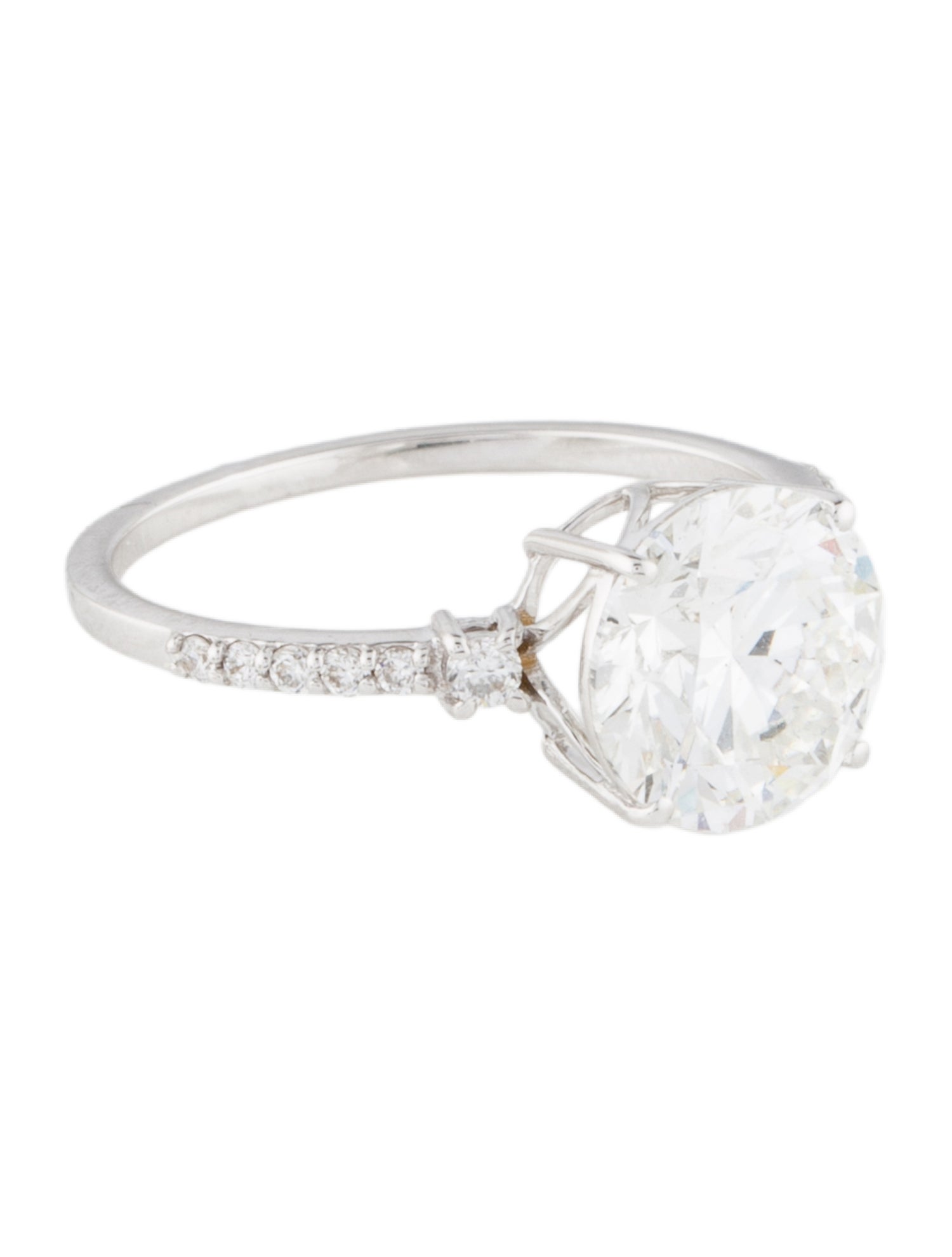 Ring 14K 2.82ct Lab-Grown Diamond Engagement