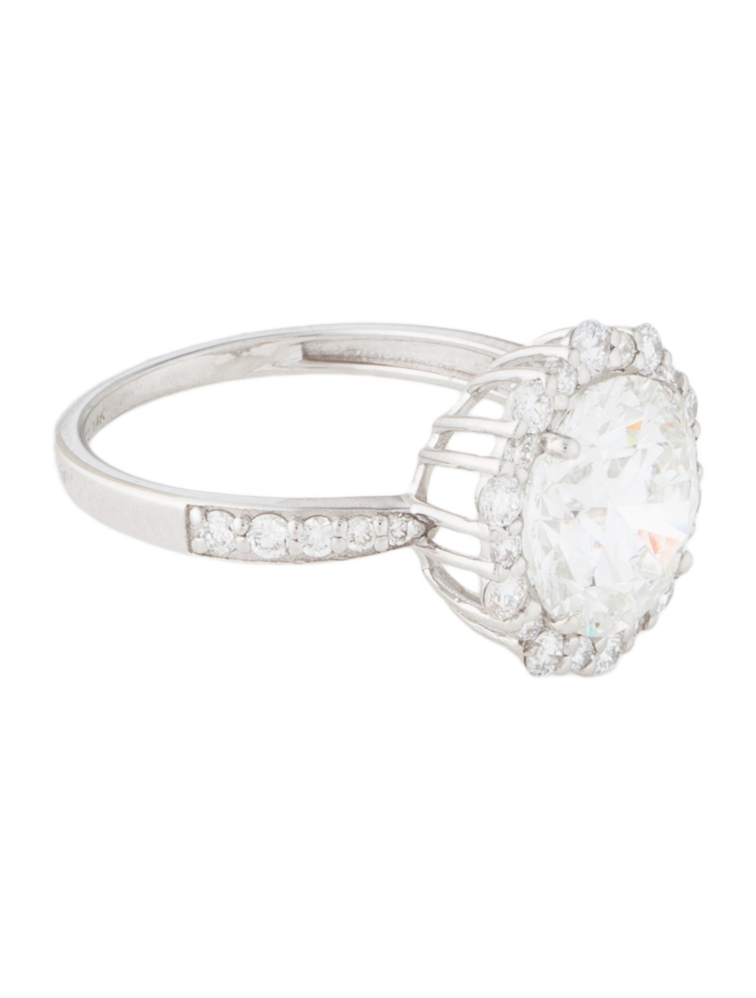 Ring 14K 3.96ctw Lab-Grown Diamond Cocktail