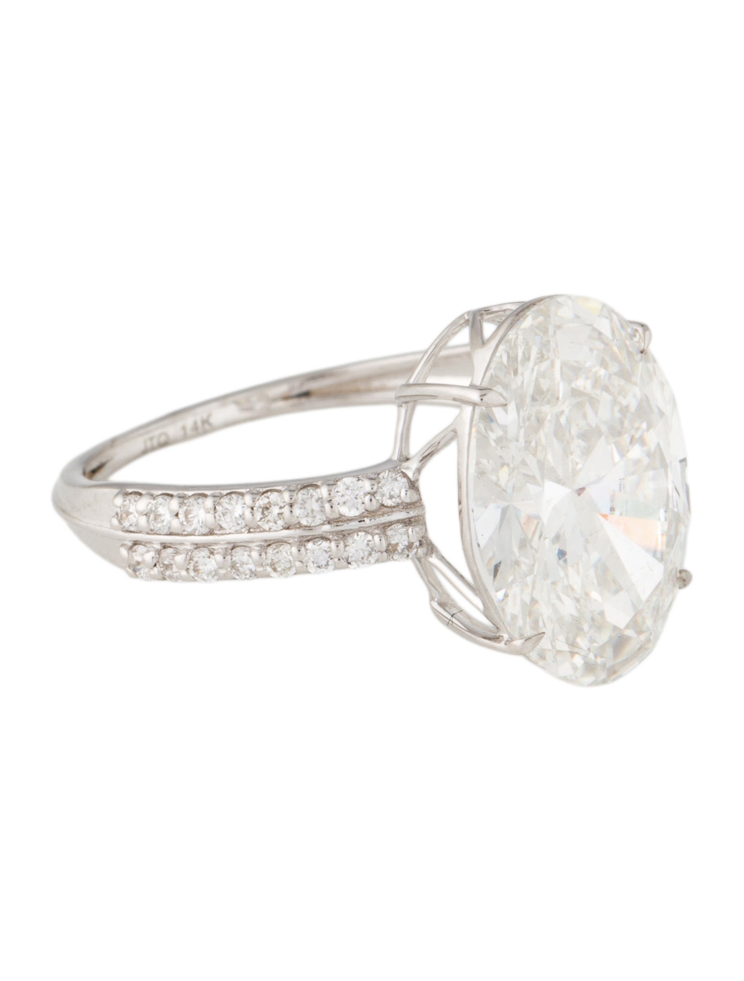 Ring 14K 4.64ct Lab-Grown Diamond Engagement