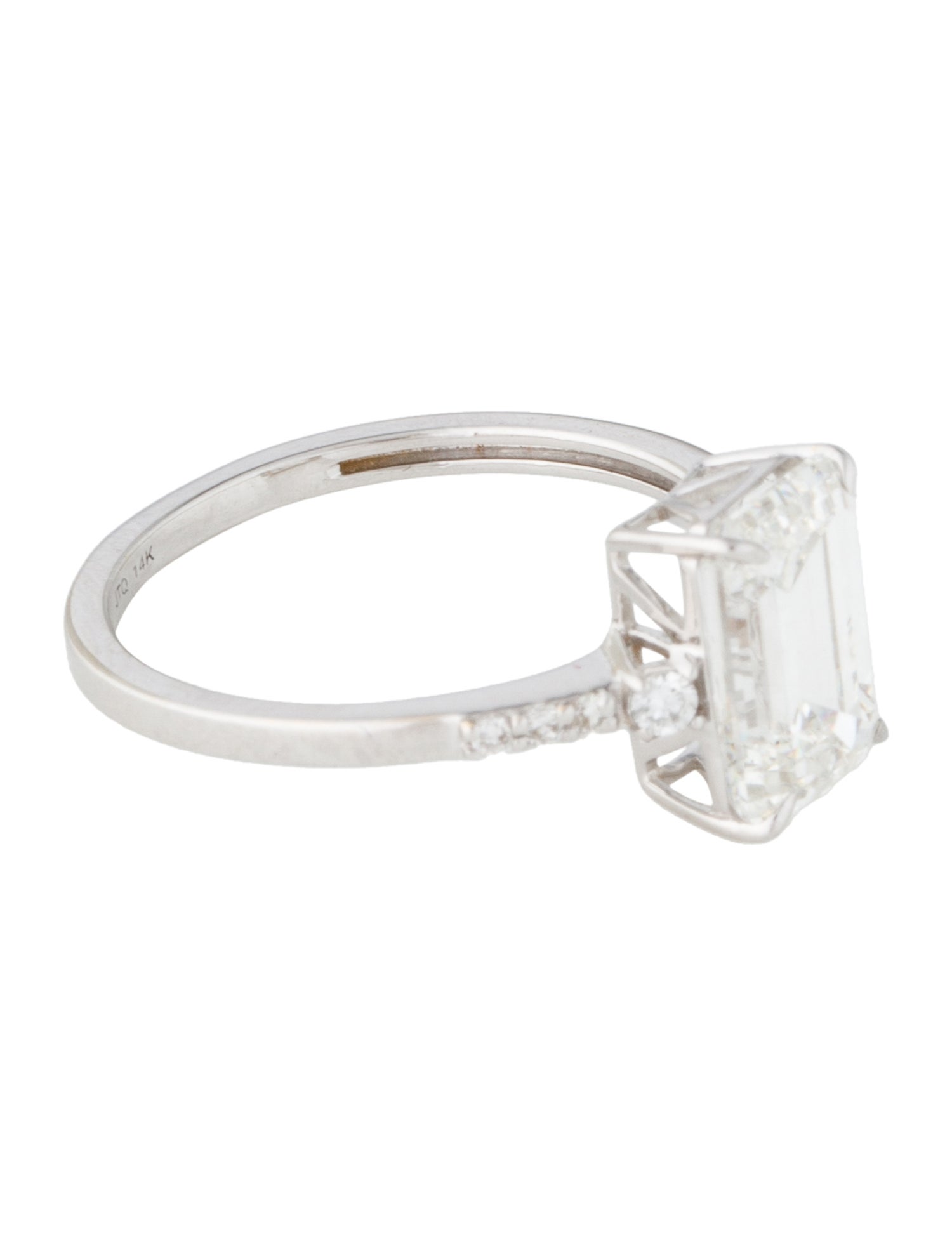 Ring 14K 2.89Ct Lab-Grown Diamond Engagement
