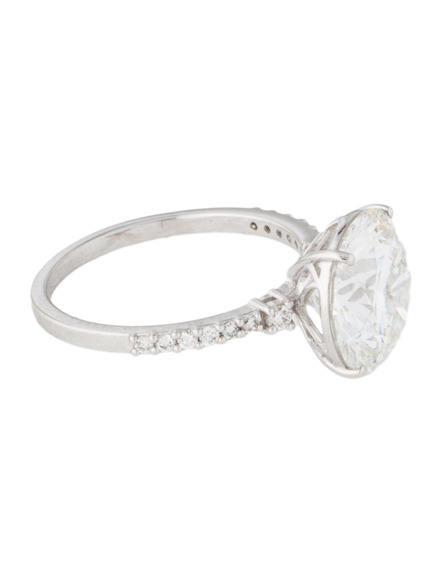 Ring 14K 4.74ct Lab-Grown Diamond Engagement