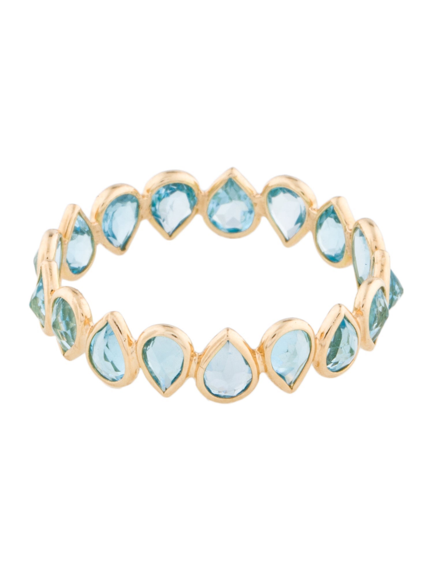 Ring 18K Topaz Eternity Band