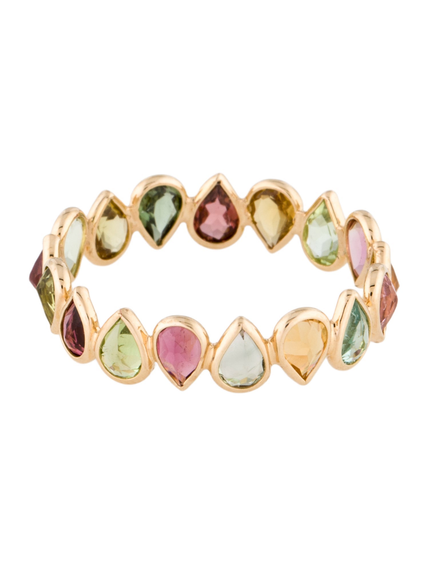 Ring 18K Tourmaline Eternity Band