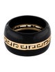 Ring 14K Onyx Greek Key Wide Band