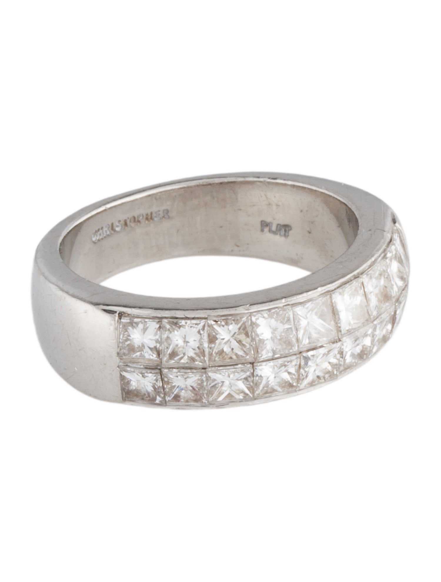 Ring Platinum Diamond Band