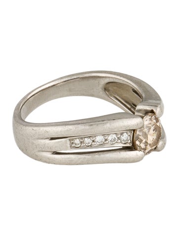 Ring Band Platinum 1.00ct Diamond 7