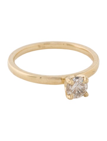 Ring Cocktail 14K Diamond 6.5