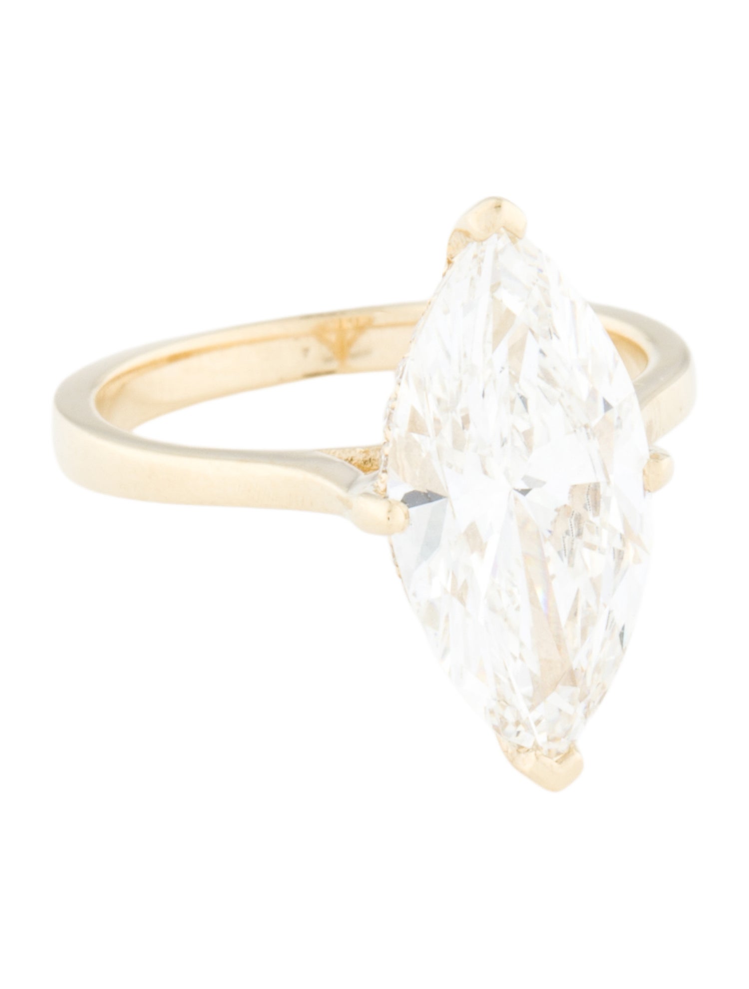 Ring 14K 4.04ctw Lab-Grown Diamond Engagement Ring