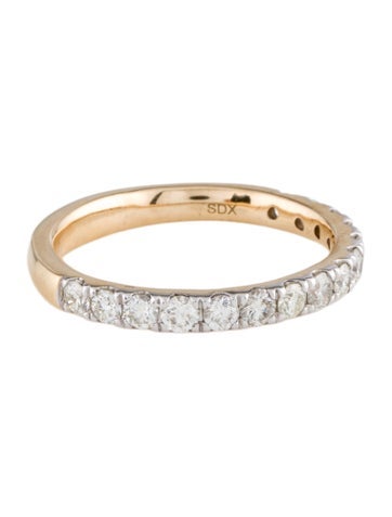 Ring Band 14K Diamond Wedding 7