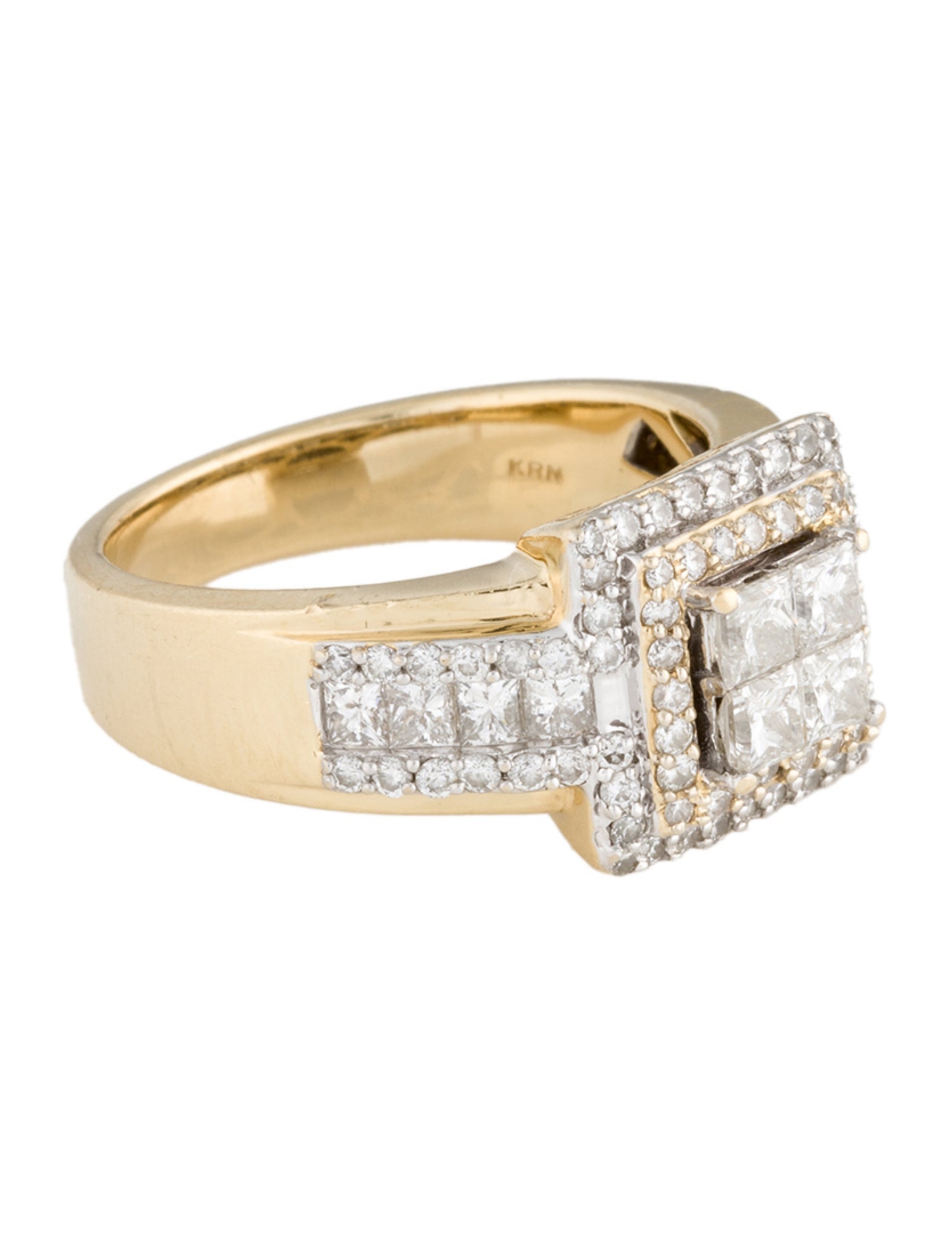 Ring 14K 1.21ctw Diamond Cocktail Ring