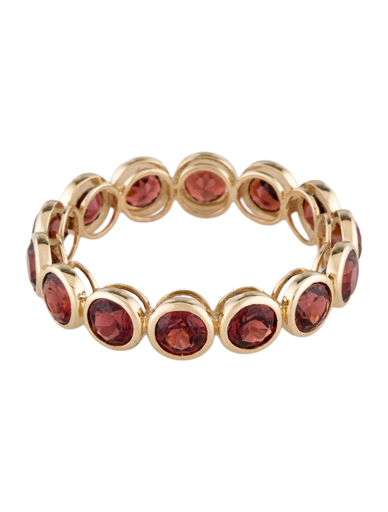 Ring 14K 4.13ctw Garnet Eternity Band