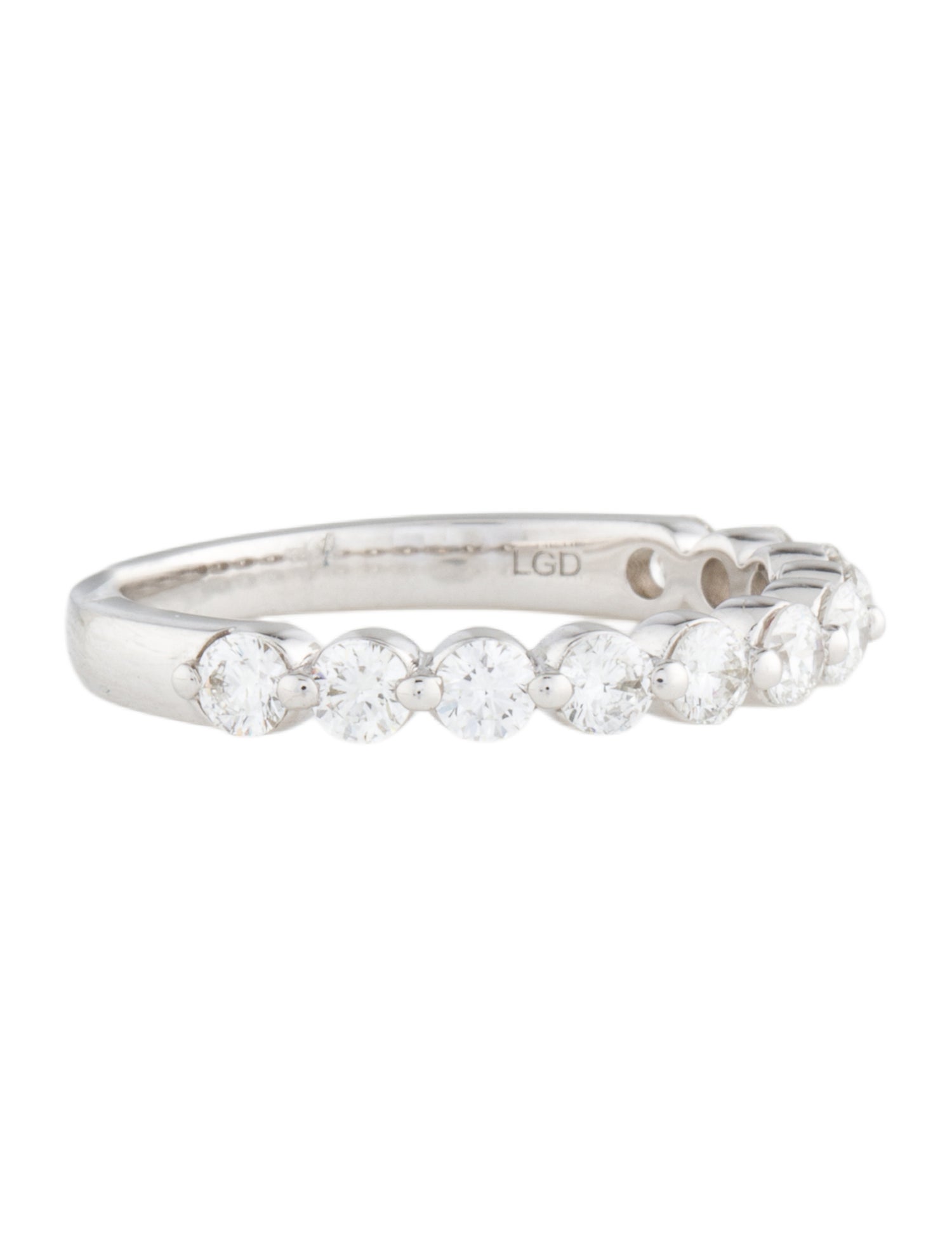 Ring 14K 1.10ctw lab-Grown Diamond Half Eternity Band