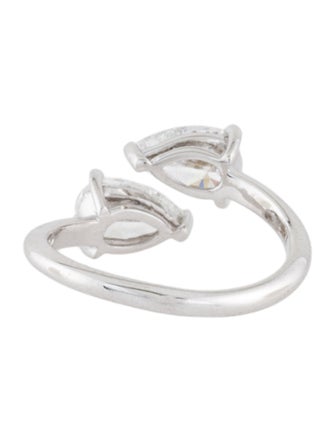 Ring 18K 1.47ctw Lab-Grown Diamond Bypass Ring