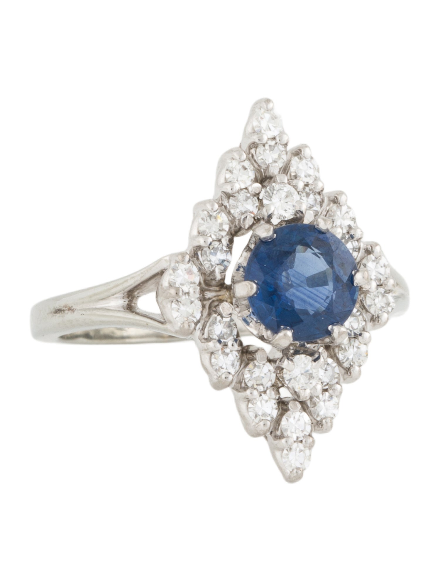 Ring 18K Sapphire & Diamond Ring