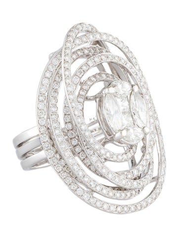 Ring Cocktail 18K 2.74ctw Diamond 5