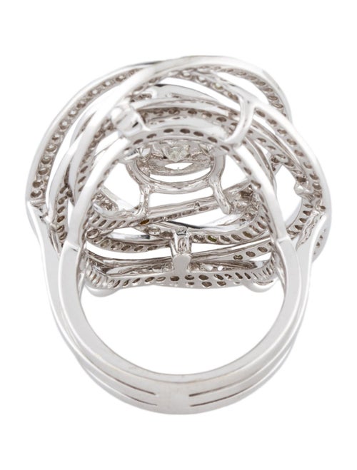 Ring 18K 2.74ctw Diamond Cocktail Ring