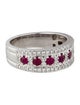 Ring Perodri 18k Diamond & Ruby Ring