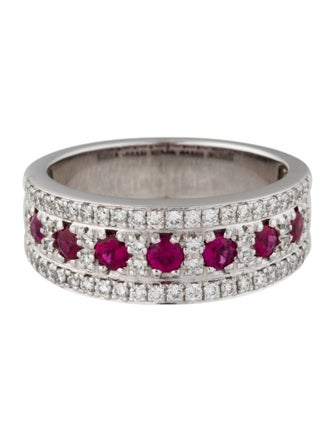 Ring Perodri 18k Diamond & Ruby Ring