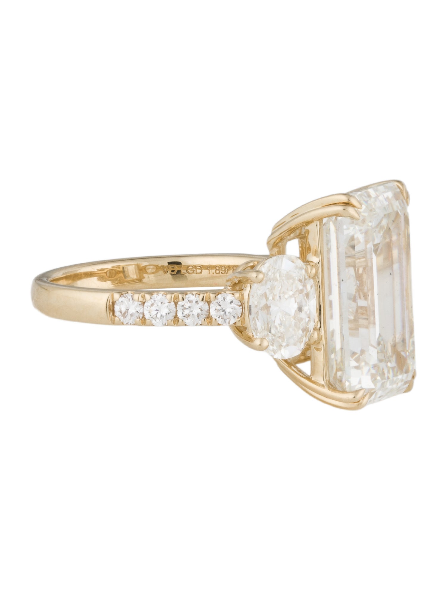 Ring 14K 10.60ctw Lab-Grown Diamond Cocktail