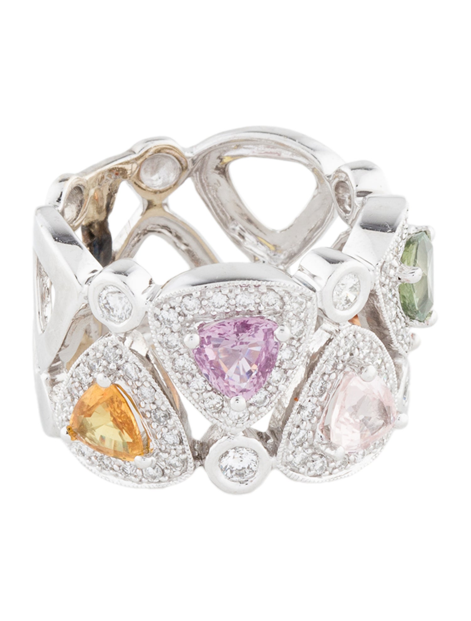 Ring 14K 2.41ctw Sapphire & Diamond Cocktail