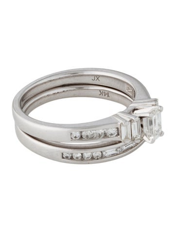 Ring Band 14K Diamond Wedding Set 7