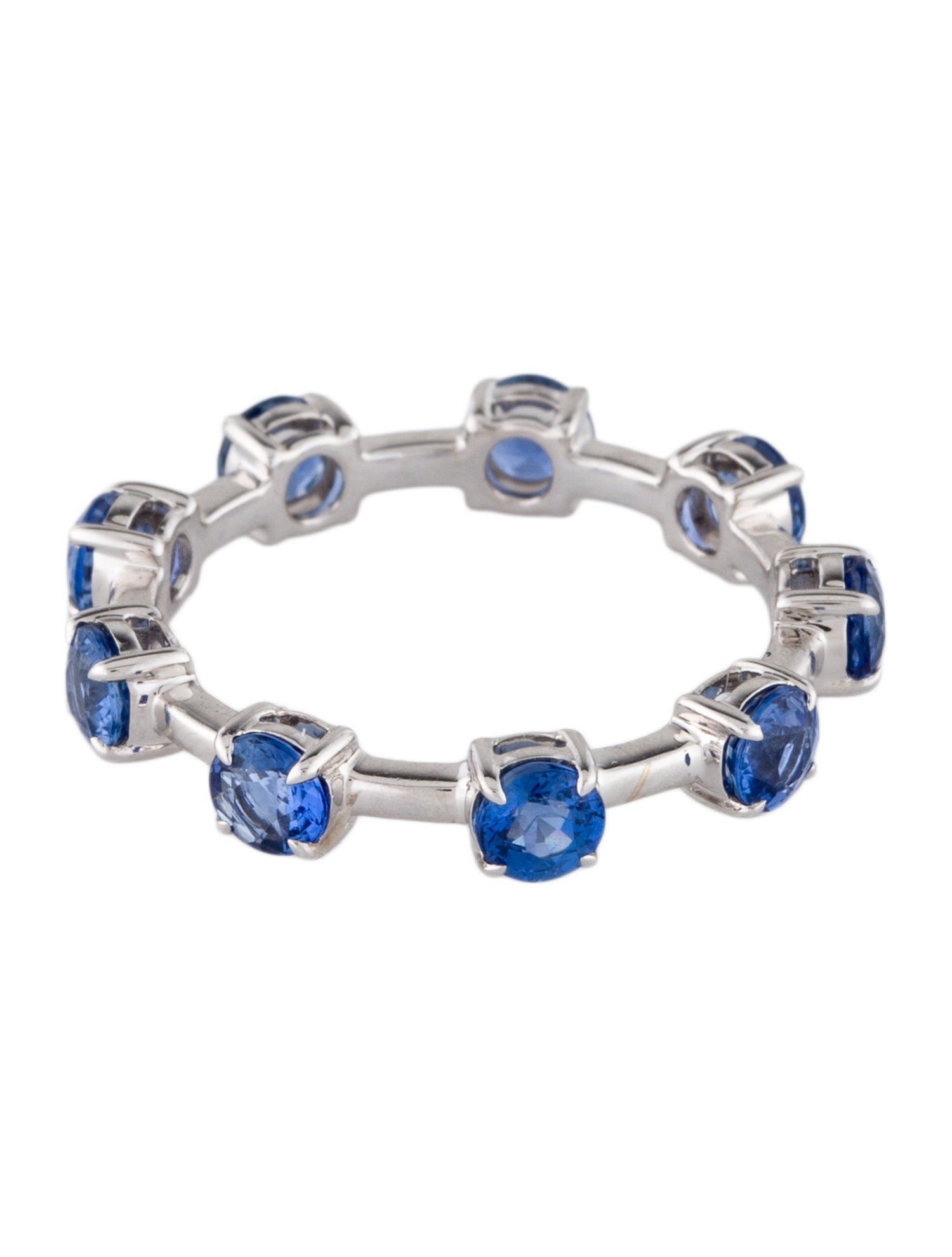 Ring 18K 1.35ctw Sapphire Eternity Band