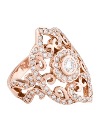 Ring 14K 1.04ctw Diamond Cocktail Ring