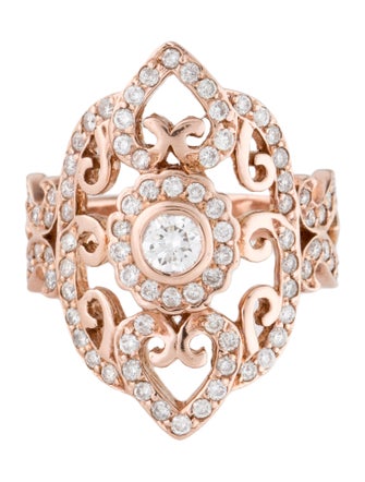 Ring 14K 1.04ctw Diamond Cocktail Ring