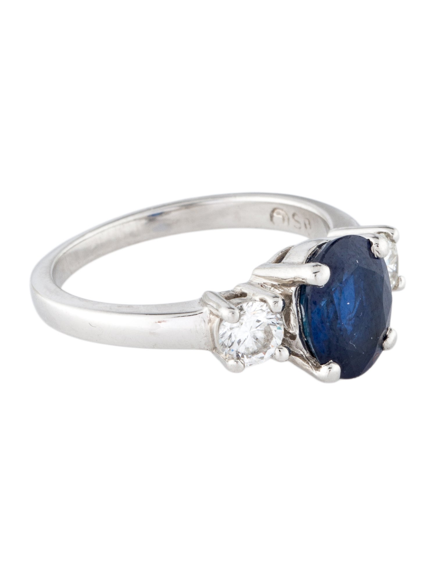 Ring Platinum 2.25ct Sapphire & Diamond Cocktail Ring