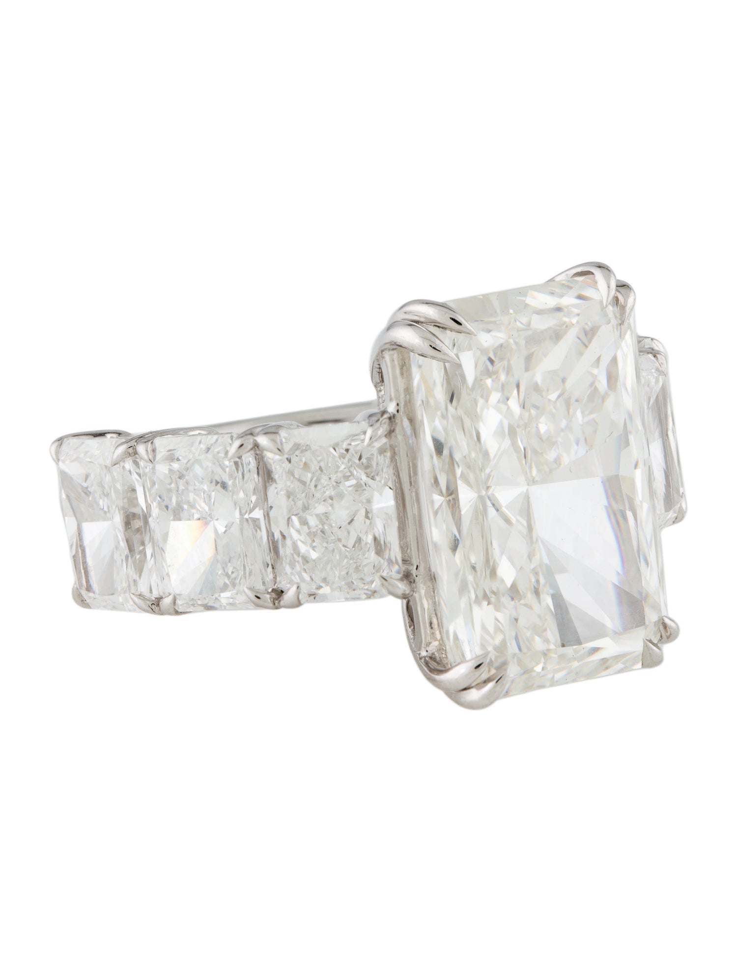 Ring 14K 12.55ctw Lab-Grown Diamond Engagement Ring