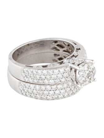 Ring 14K 2.10ctw Diamond Wedding Ring Set