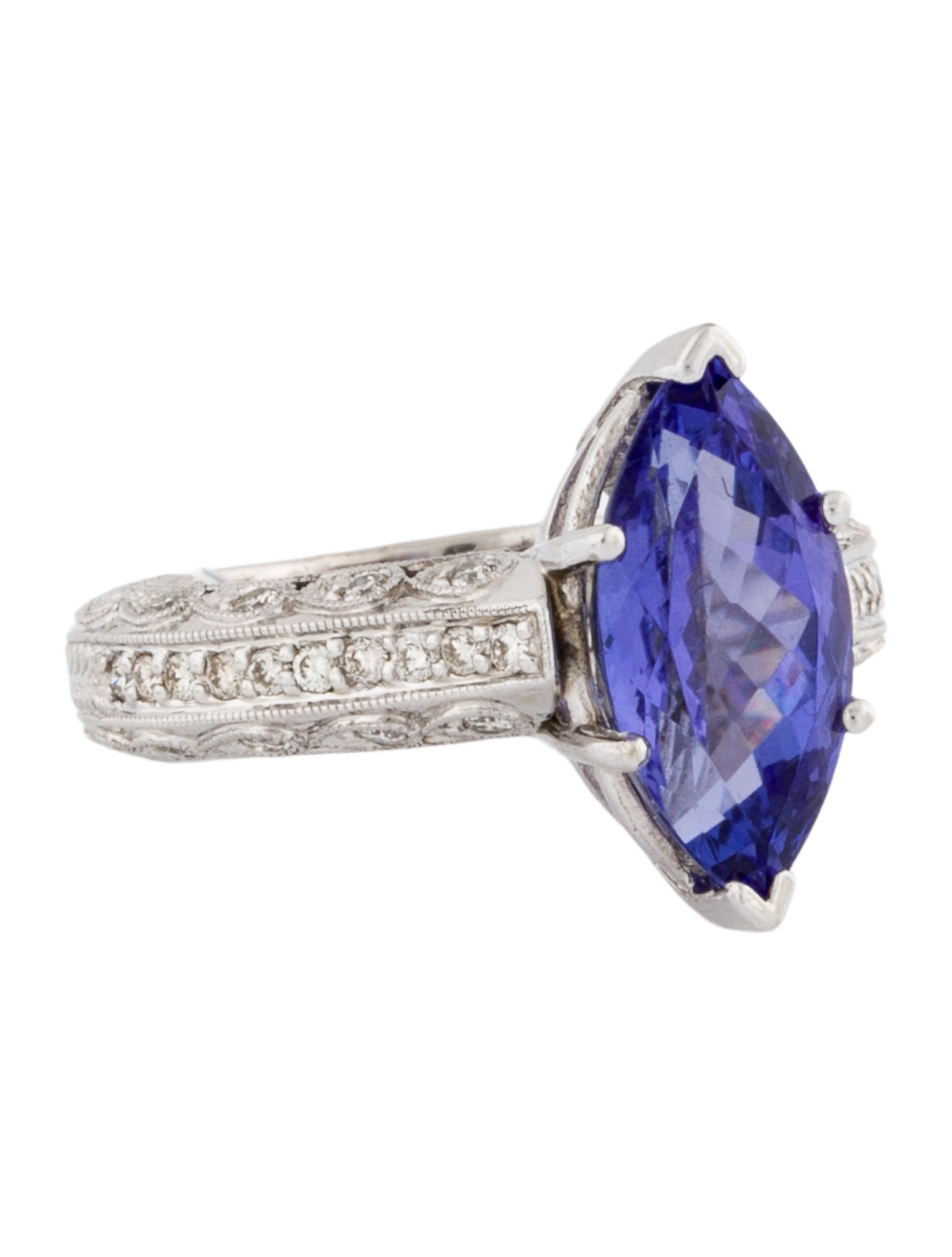 Ring 4.00ct Tanzanite & Diamond Ring