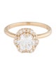 Ring 14K 1.11ct Lab-Grown Diamond Halo Set Engagement
