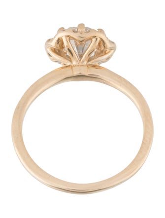 Ring 14K 1.11ct Lab-Grown Diamond Halo Set Engagement