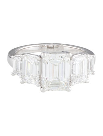 Ring 14K 5.10ctw Lab-Grown Diamond 5-Stone Cocktail Ring