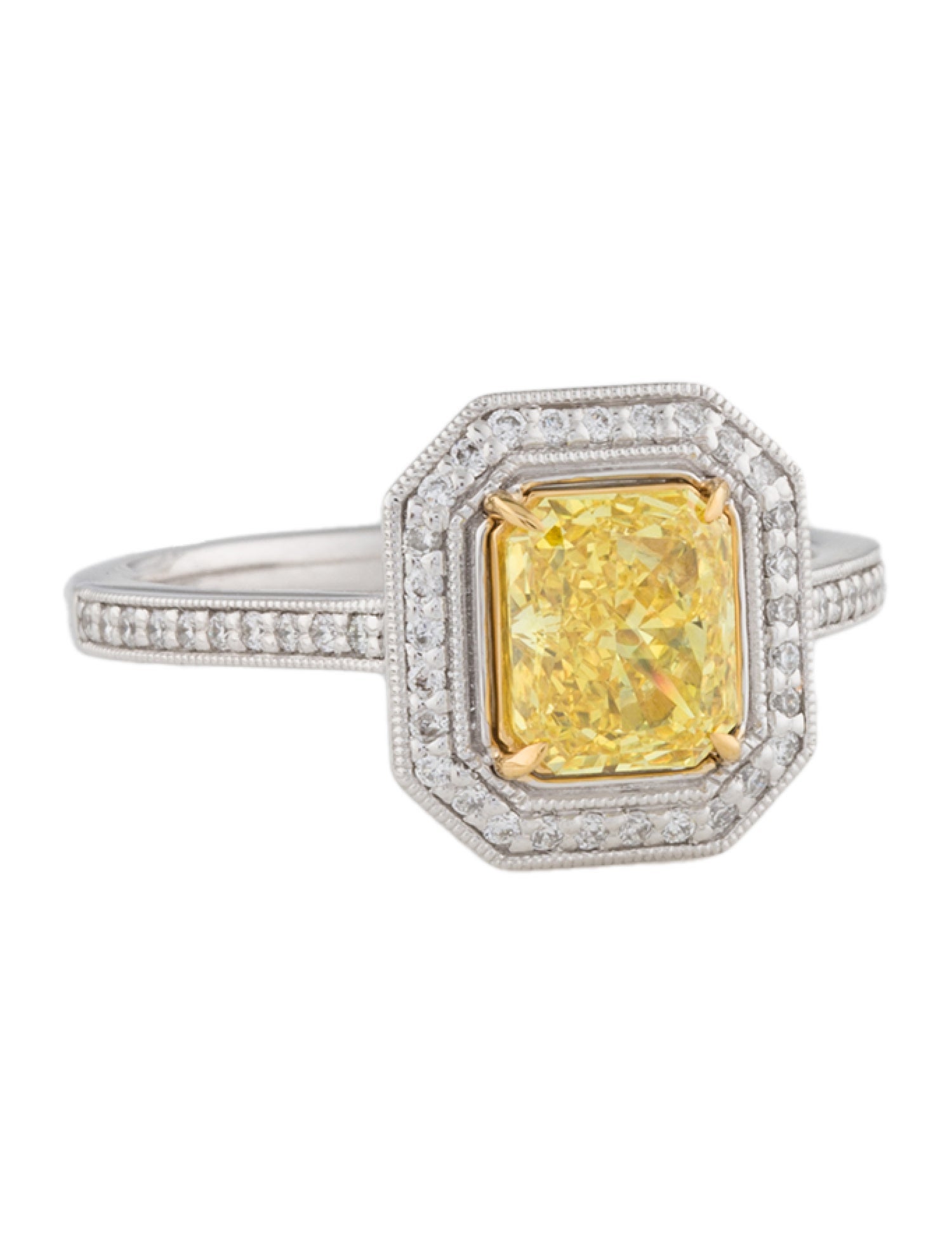 Ring Platinum 1.29ctw Lab-Grown Diamond Engagement