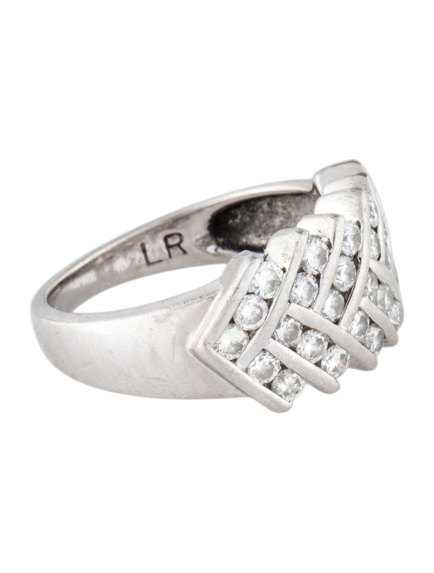 Ring Platinum 1.00ctw Diamond Band