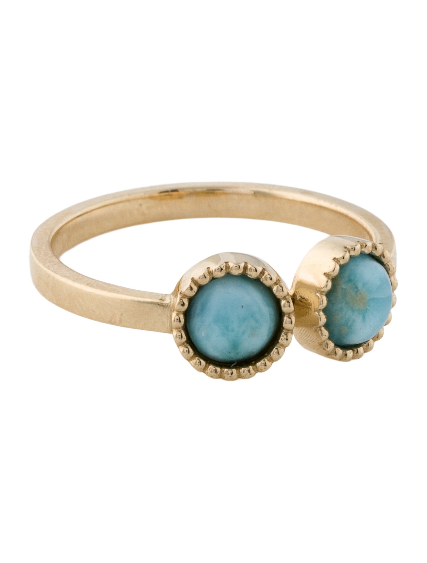 Ring 14K Pectolite Cuff Ring