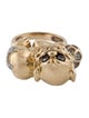 Ring 14K Ruby & Diamond Fu Dog Ring