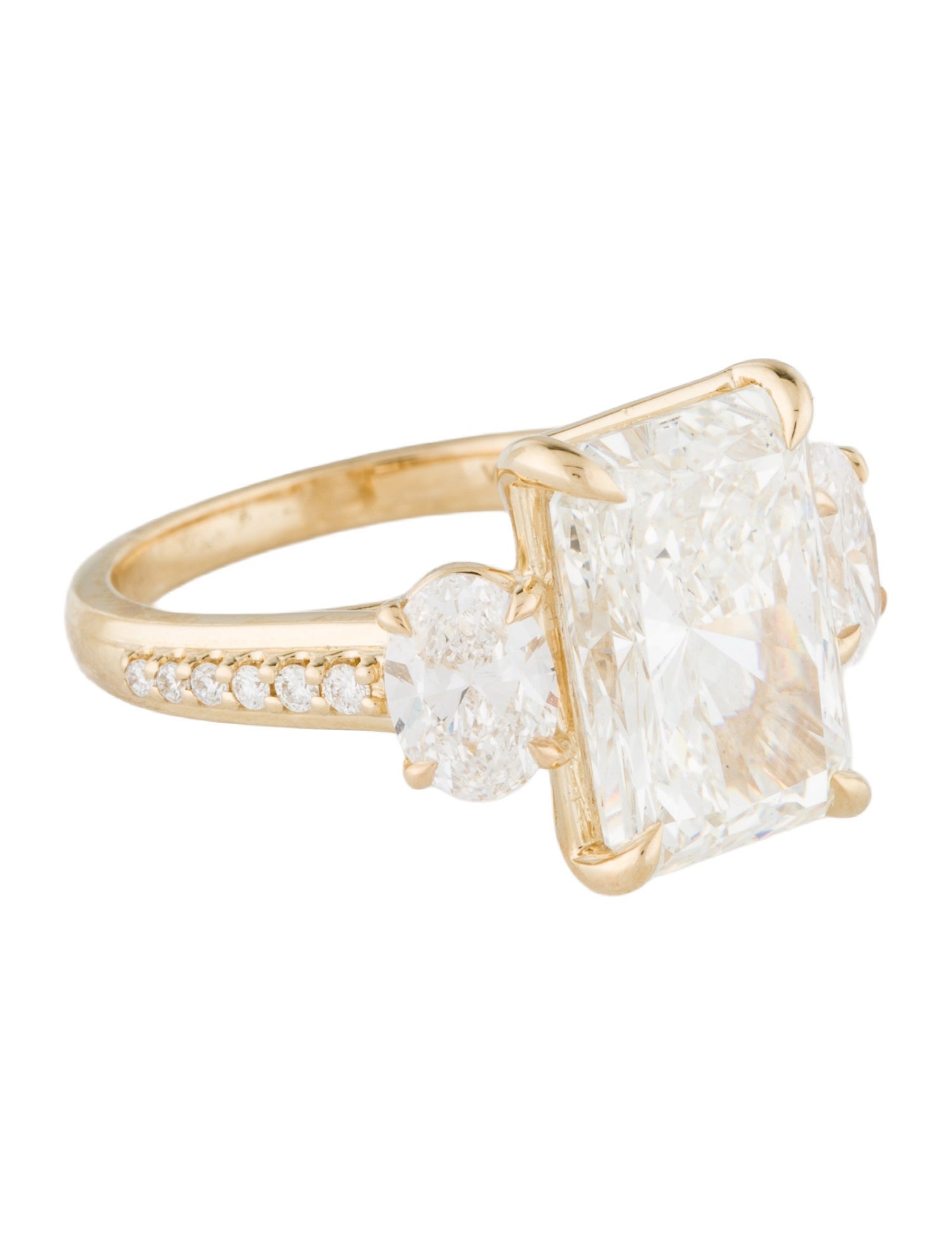 Ring 14K 5.82ct Lab-Grown Diamond Engagement