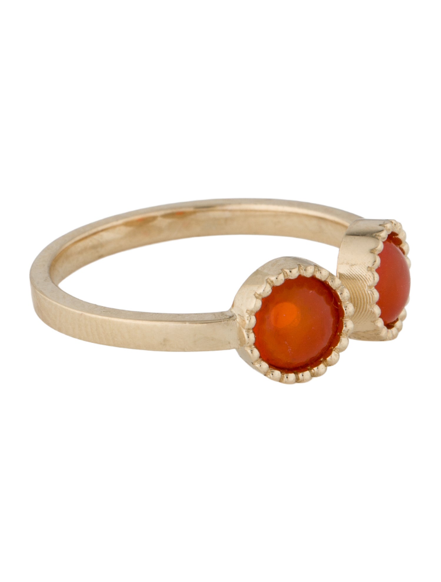 Ring 14K Fire Opal Band