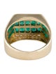 Ring 14K 1.05ctw Emerald & Diamond Cocktail Ring