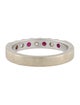 Ring 14K Ruby & Diamond Band Ring